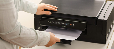 Printer prints blank pages
