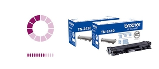 NucleoDigital Brother TN-2420 TN-2410 compatible replaces TN2410 TN2420  toner cartridge with chip