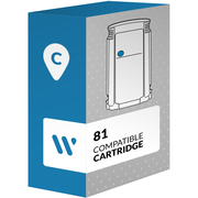 Compatible HP 81 Cyan Cartridge