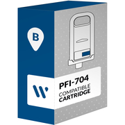 Compatible Canon PFI-704 Blue Cartridge
