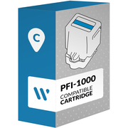 Compatible Canon PFI-1000 Cyan Cartridge