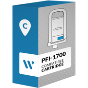 Compatible Canon PFI-1700 Cyan Cartridge