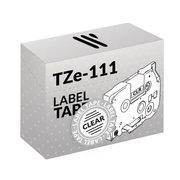 Compatible Brother TZe-111 Black/Transparent Laber Printer Tape
