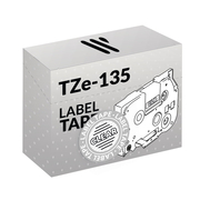 Brother TZe-135 White/Transparent Laber Printer Tape Compatible