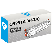 Compatible HP Q5951A (643A) Cyan Toner