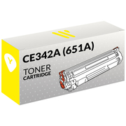 Compatible HP CE342A (651A) Yellow Toner