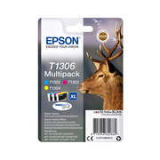 Epson T1306  Multipack of 3 Ink Cartridges Original