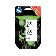 HP 300 Multicolour Black/Colour Pack of 2 Ink Cartridges Original