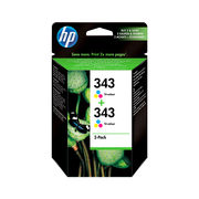 HP 343 Colour Pack Colour of 2 Ink Cartridges Original
