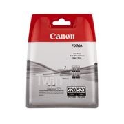 Canon PGI-520 Black Twin Pack Black of 2 Ink Cartridges Original