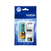 Brother LC421XL Value Pack of 4 Ink Cartridges Original