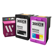 Compatible HP 300XL Black/Colour Pack of Cartridges
