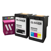 Canon PG540XL CL541XL - Remanufactured Canon PG540XL Black & CL541XL Colour  High Capacity Ink Cartridges - Ink Trader
