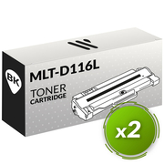 Samsung MLT-D116L Pack of 2 Toner Compatible