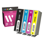Compatible Brother LC123 Pack of 4 Ink Cartridges