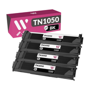 Brother TN1050 Pack Black of 4 Toner Compatible