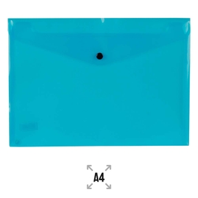 Liderpapel A4 Envelope Folder with Clasp Closure (Blue)