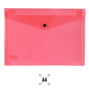 Liderpapel A4 Envelope Folder with clasp (Red)
