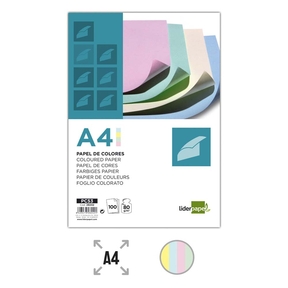 Liderpapel Color Paper 80 g 4 Colors (100 PCs.)