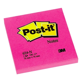 Post-it Notas Adhesives 76 x 76 mm (100 hojas) (pink)