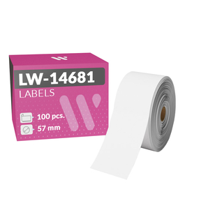 Dymo LW-14681 Compatible CD/DVD Labels (57.0 mm – 100 Pcs.)