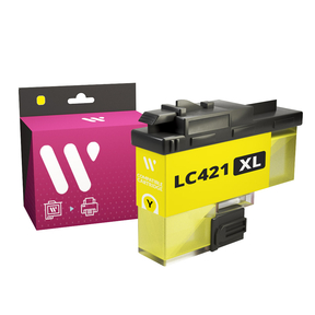 Compatible Brother LC421XL Yellow Cartridge - Webcartridge