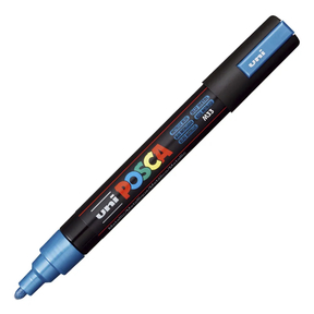 Marker Uni Posca PC - 5M (Metallic Blue)