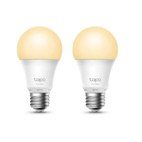 Pack of 2 TP‑Link Smart Wi‑Fi Dimmable Bulbs E27 8.7 W 2700 K