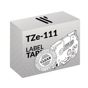Compatible Brother TZe-111 Black/Transparent