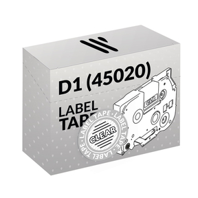 Compatible Dymo D1 (45020) White/Transparent