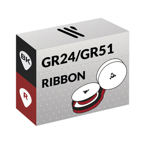 Nybegynder interview aIDS Dot Matrix Ribbon GR24/GR51 Black/Red - Webcartridge