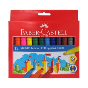 Faber-Castell Felt Tip Jumbo (Box 12 pcs.)