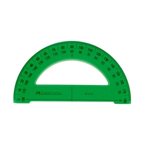 Faber-Castell Semicircle Protractor 13 cm Graduated