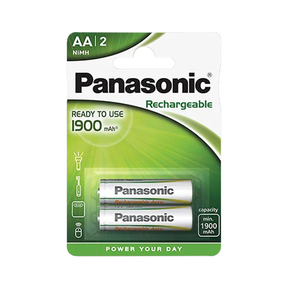Panasonic AA 1.900 mAh Rechargeable  (2 Und.)