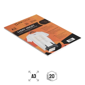 PixColor Inkjet Transfer A3 Light Clothing (20 sheets)