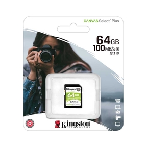 Kingston SDHC Canvas Select Plus - 64 GB