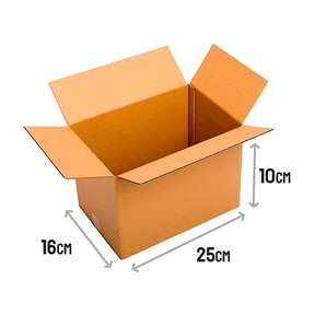American Cardboard Box (25x16x10cm) (N/P)