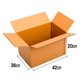 American Cardboard Box (42x36x20cm) (N/4T)