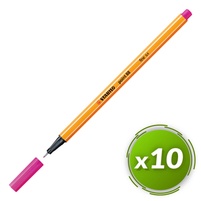 Stabilo Point 88/56 (Box 10 Units) (Pink)