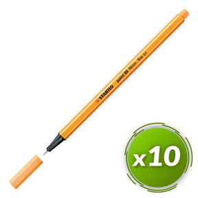 Stabilo Point 88/054 (Box10 Units) (Orange)