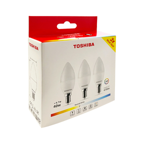 Toshiba LED Vela E14 4.7W Neutral (4000K) (3 Pcs.)