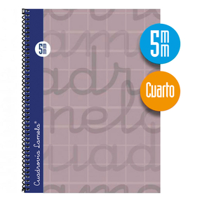 Lamela Notebook Hard Cover Quarter 5 mm (Gray)