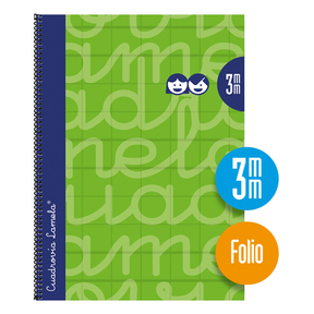 Lamela Hard Cover Notebook Folio 3 mm (Green)