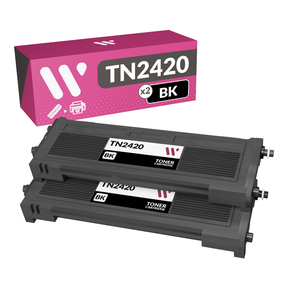 Pack 2 Toners TN-2420 compatible Brother
