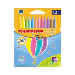 BIC Kids Plastidecor (Blister 12 Pcs. Pastel)