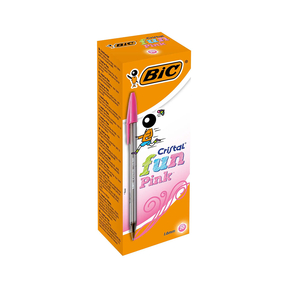 BIC Cristal Fun (Pack 20 Pcs.) (Pink)