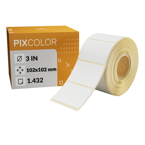 PixColor Industrial Labels 102x102 Thermal
