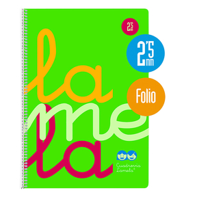 Lamela Notebook Polypropylene / Folio 2,5 mm (Green)