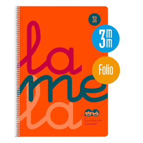 Lamela Notebook Polypropylene / Folio 3 mm (Orange)