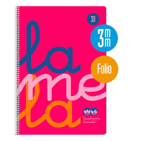 Lamela Notebook Polypropylene / Folio 3 mm (Pink)